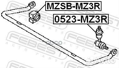 Тяга стабилизатора зад прав/лев mazda 3 BK