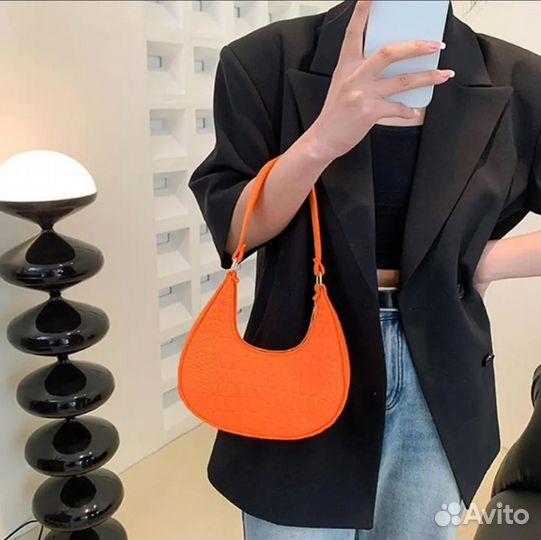 Сумка женская на плечо из войлочной ткани