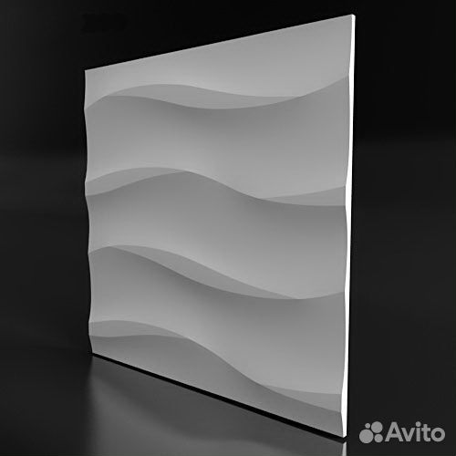 Гипсовая 3D панель plain