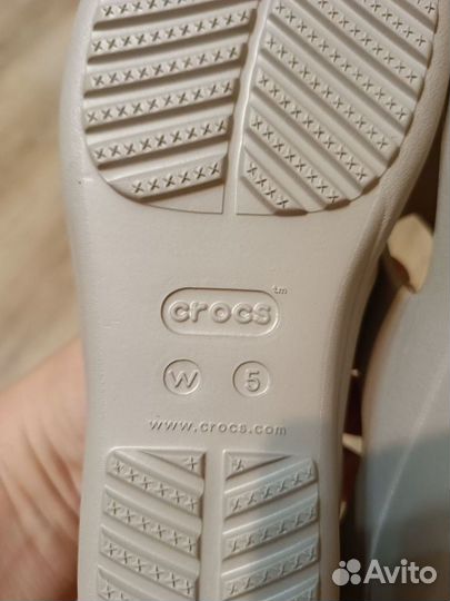 Шлёпанцы женские Crocs W5 36 р новые