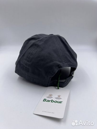 Кепка бейсболка Barbour серая бирки