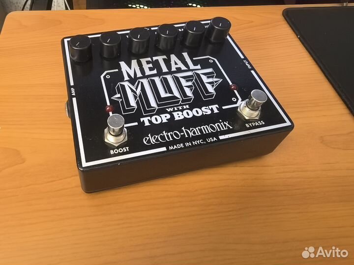 Гитарная педаль Metal Muff with top boost