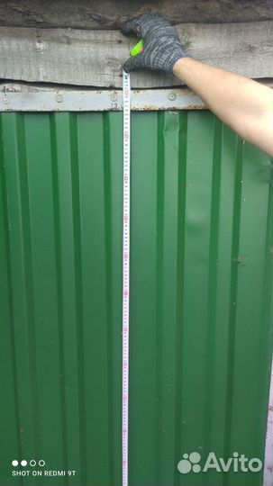 Ворота распашные с калиткой