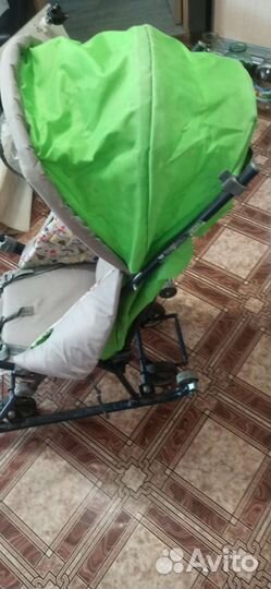 Детские санки коляска ника