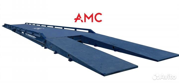 Автовесы Атаман на раме с пандусами