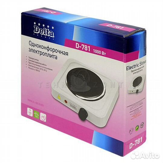 Электроплита delta D-781 1 конфорочная