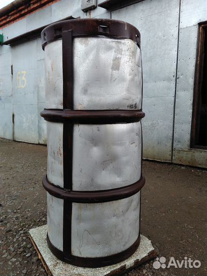 Алюминевая бочка на 275 литров б/у