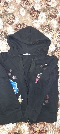 Кофта на молнии для девочки