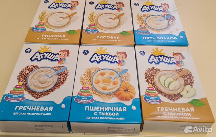 Детские каши Агуша