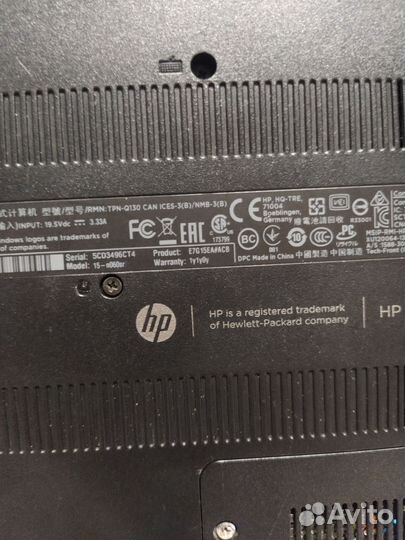 Ноутбук hp