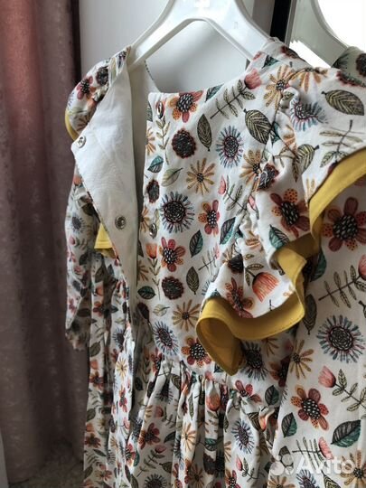 Осеннее платье для девочки 122