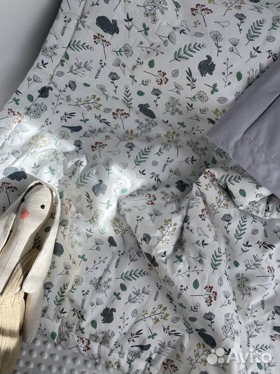 Одеяло плед на выписку для новорожденного