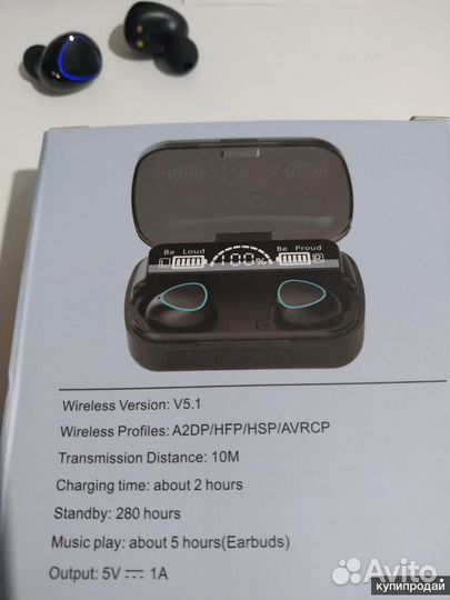 Беспроводные наушники TWS M10