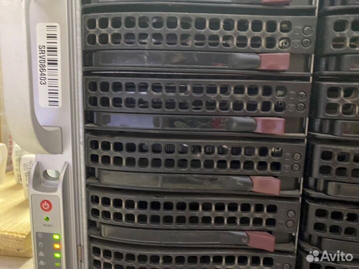 Сервер supermicro на 24 диска полный комплект