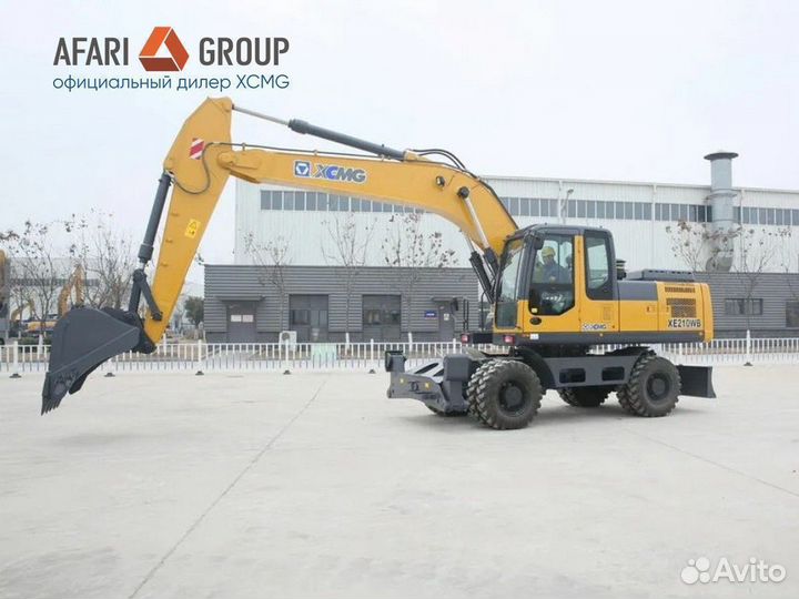 Колёсный экскаватор XCMG XE210WD, 2023