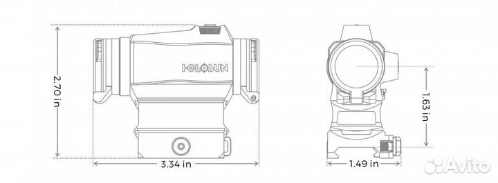 Коллиматор Holosun Micro HS515CM