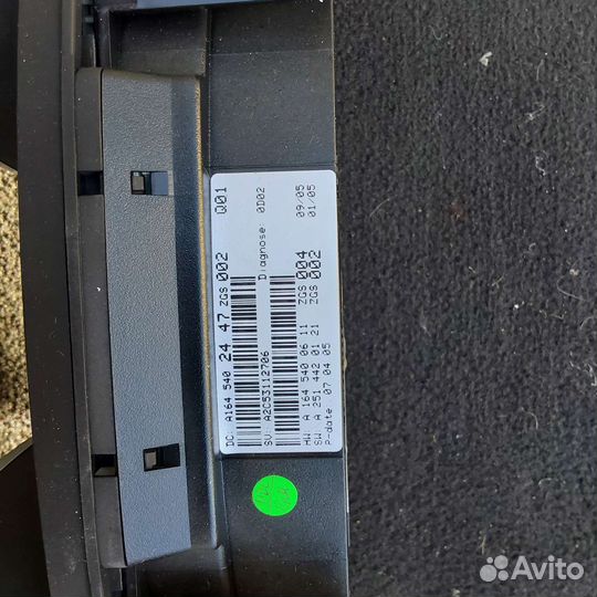 Mercedes ML w164 панель приборов щиток 3.5