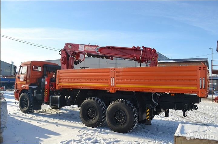 Бортовой грузовик КАМАЗ 43118-50 с КМУ Horyong, 2025