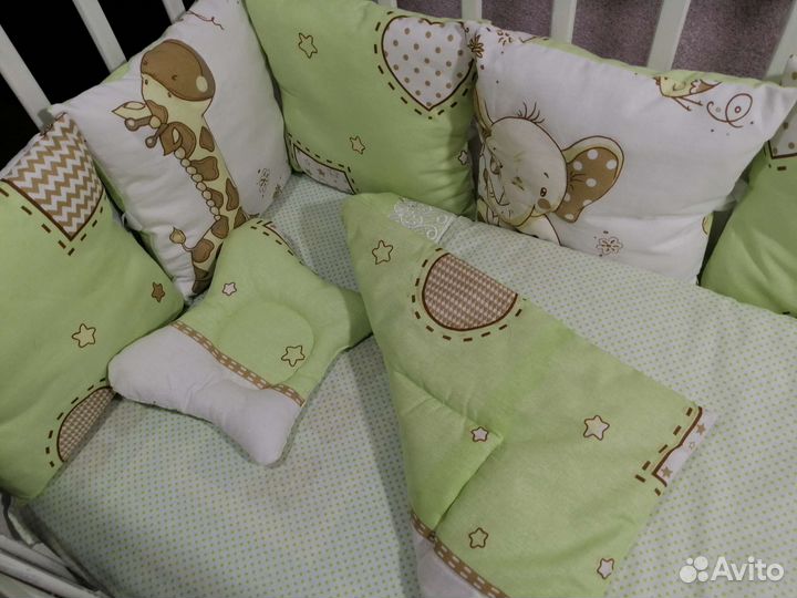 Бортики в детскую кроватку