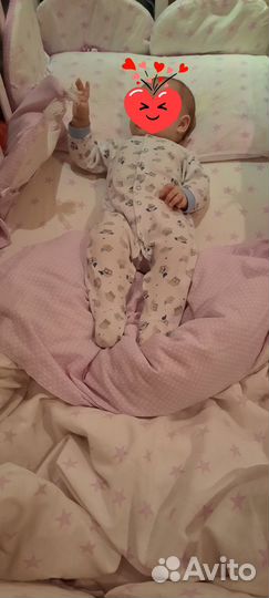 Бортики-подушки в детскую кроватку 12шт