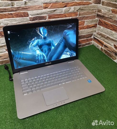 Мощный ноутбук asus 17,3/i7 4 ядра/GTX 850 4Гб/ssd