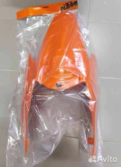 Крыло заднее оранжевое KTM SX/EXC/125-525/03-07