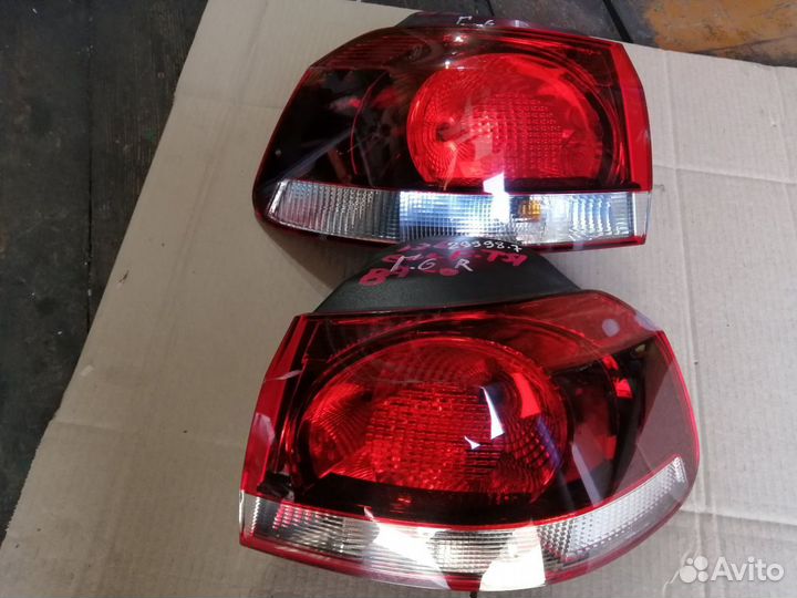 Фонарь задний Гольф 6 GTI тонированные пара