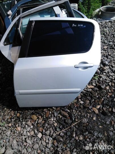 Дверь задняя левая peugeot 307