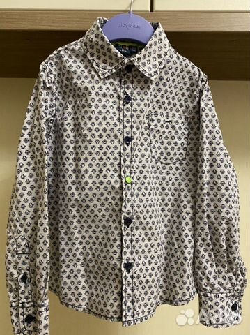 Рубашка хлопковая для мальчика