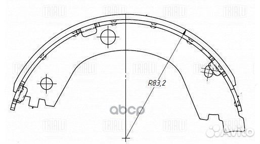 Колодки торм. для а/м ГАЗель Next (13) 4.6т ба