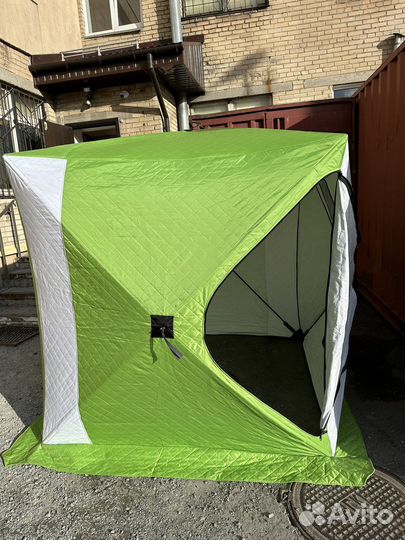 Палатка зимняя Куб 180х180х220 см 3х слойная