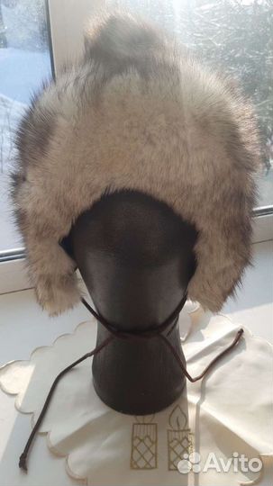 Шапка для девочки песец