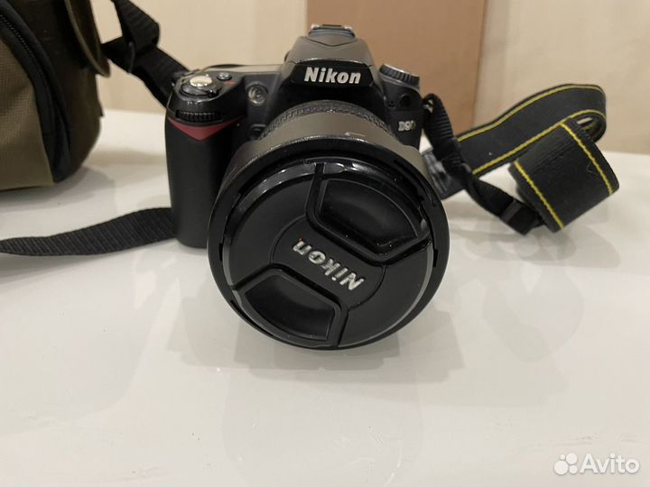 Зеркальный фотоаппарат nikon d90 18-105, чехол-сум