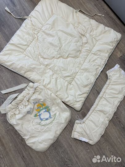 Конверт одеяло на выписку зима