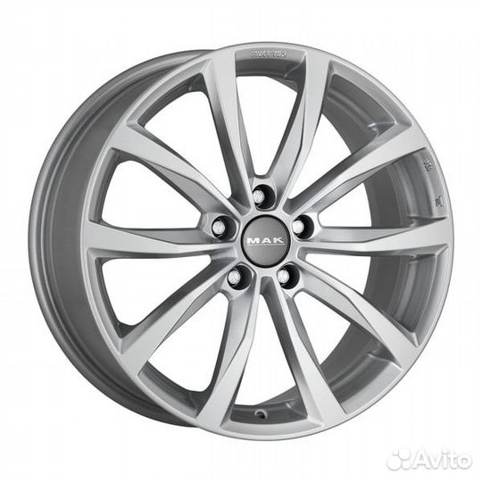 MAK Wolf 19X7.5J 5X114.3 ET50 DIA67.1 Silver