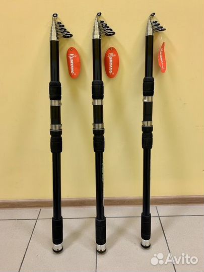 Телескопическое удилище 4.7 м до 250 г