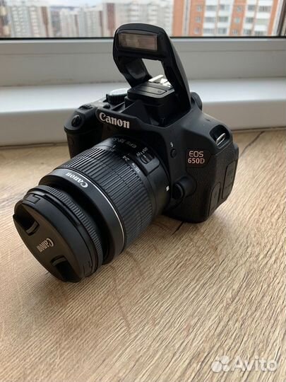 Зеркальный фотоаппарат canon 650d