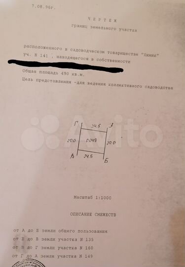 Участок 5 сот. (СНТ, ДНП)