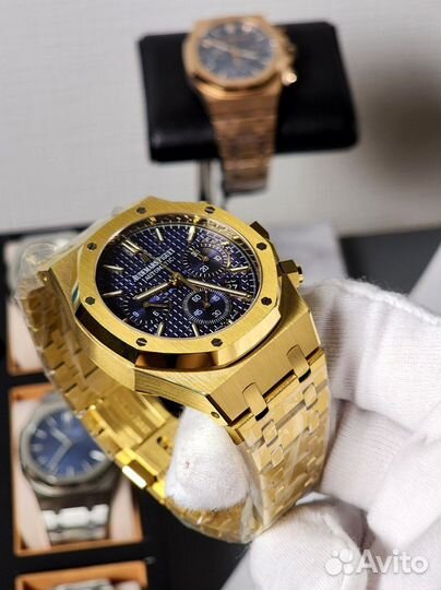 Часы Audemars Piguet Royal Oak 41 Gold Blue