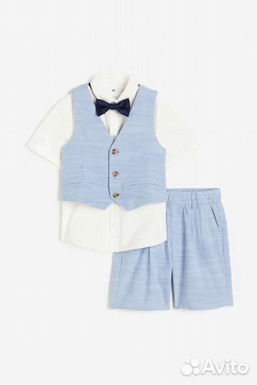 Костюм бабочка жилетка шорты 128 h&m