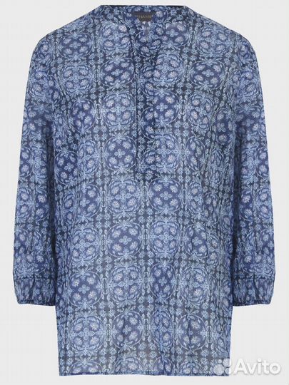 Туника хлопковая с принтом Elena Miro