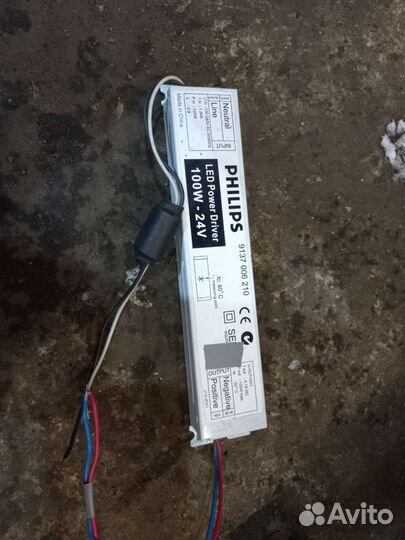 Блок питания philips led power driver 100W-24V