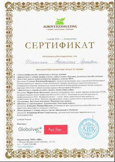 Ветеринар выезд на дом