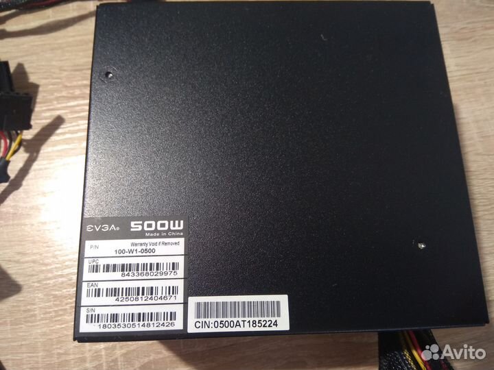 Блок питания evga 500w