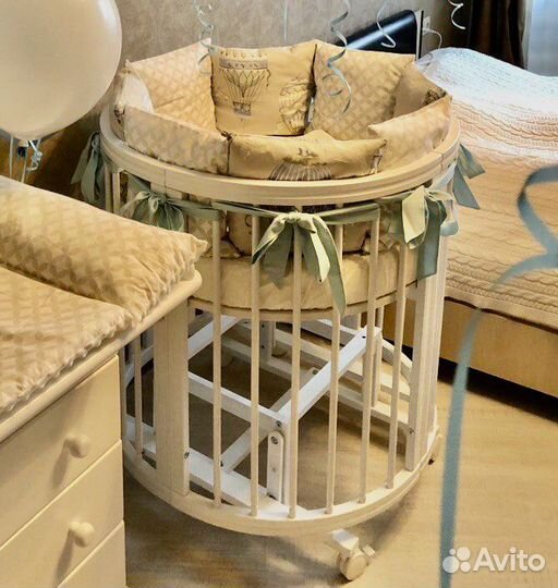 Детская кроватка трансформер drema 8 в 1 luxe