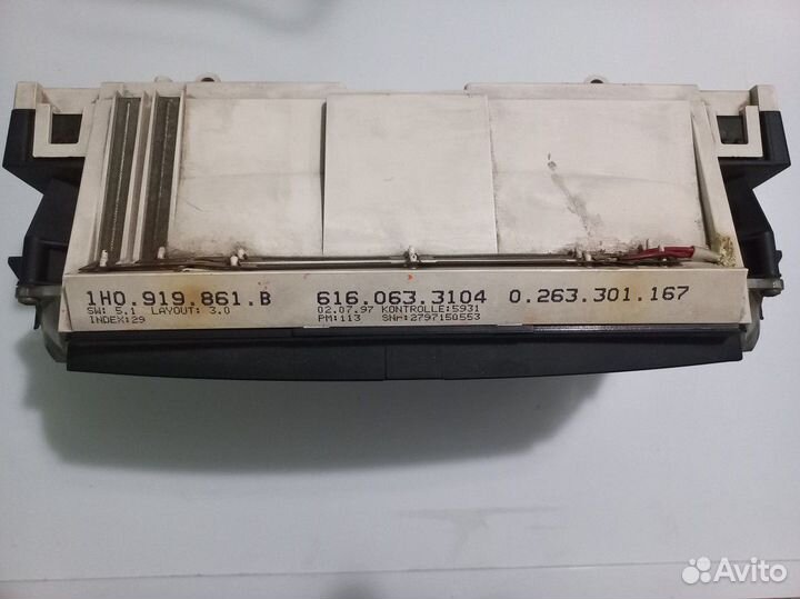 Приборная панель golf 3