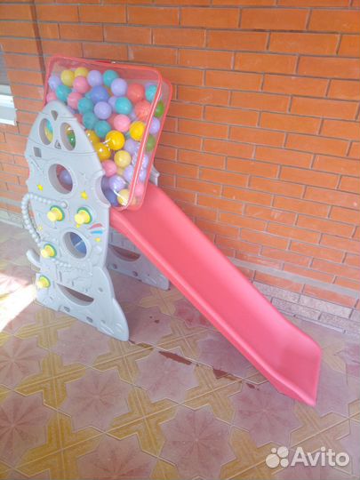 Детская горка пластиковая