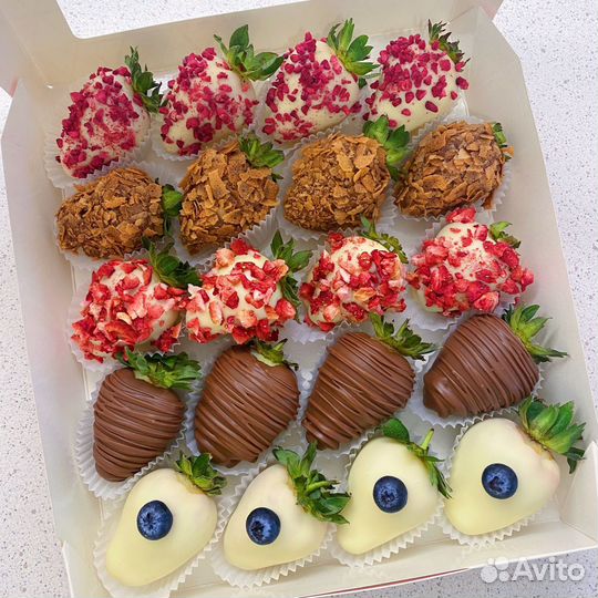 Набор клубники в шоколаде