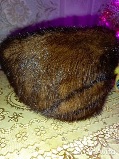 Шапка норковая женская, р56-57