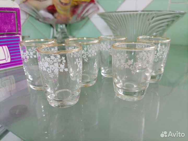 Рюмки, стаканы, кружки хрусталь СССР